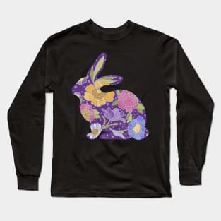 Virginia the Floral Bunny Long Sleeve T-Shirt